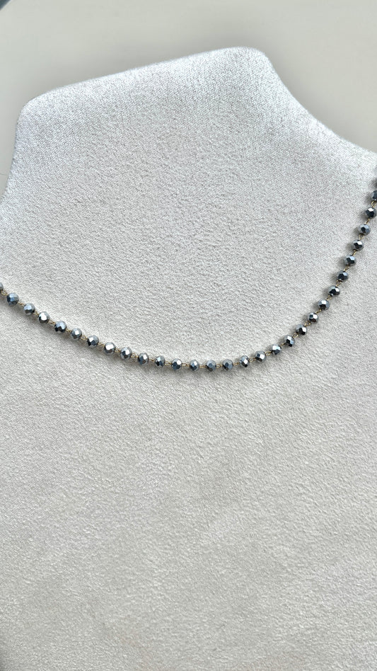 Chaîne perlée interchangeable chrome