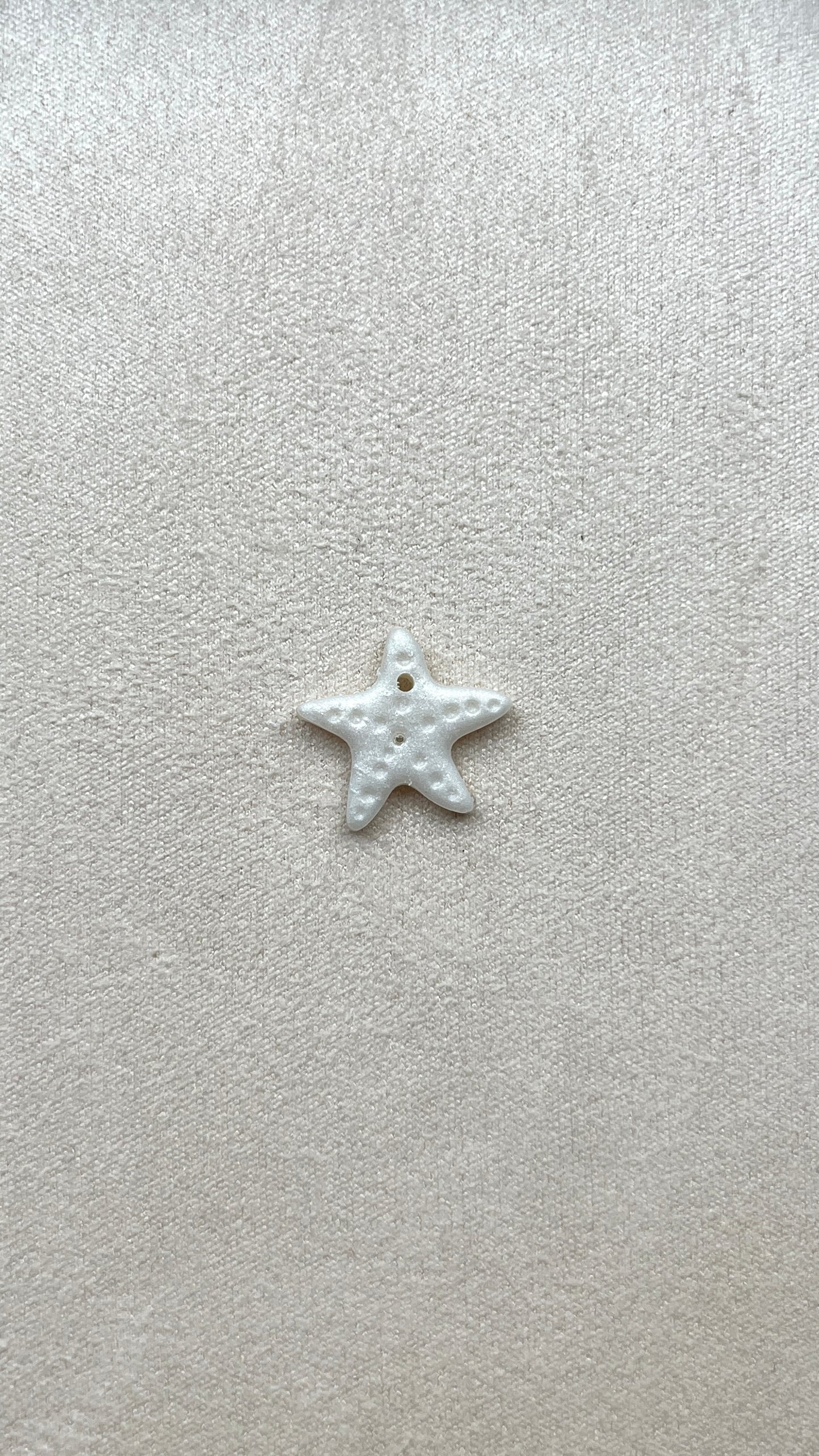 Charm étoile de mer nacrée