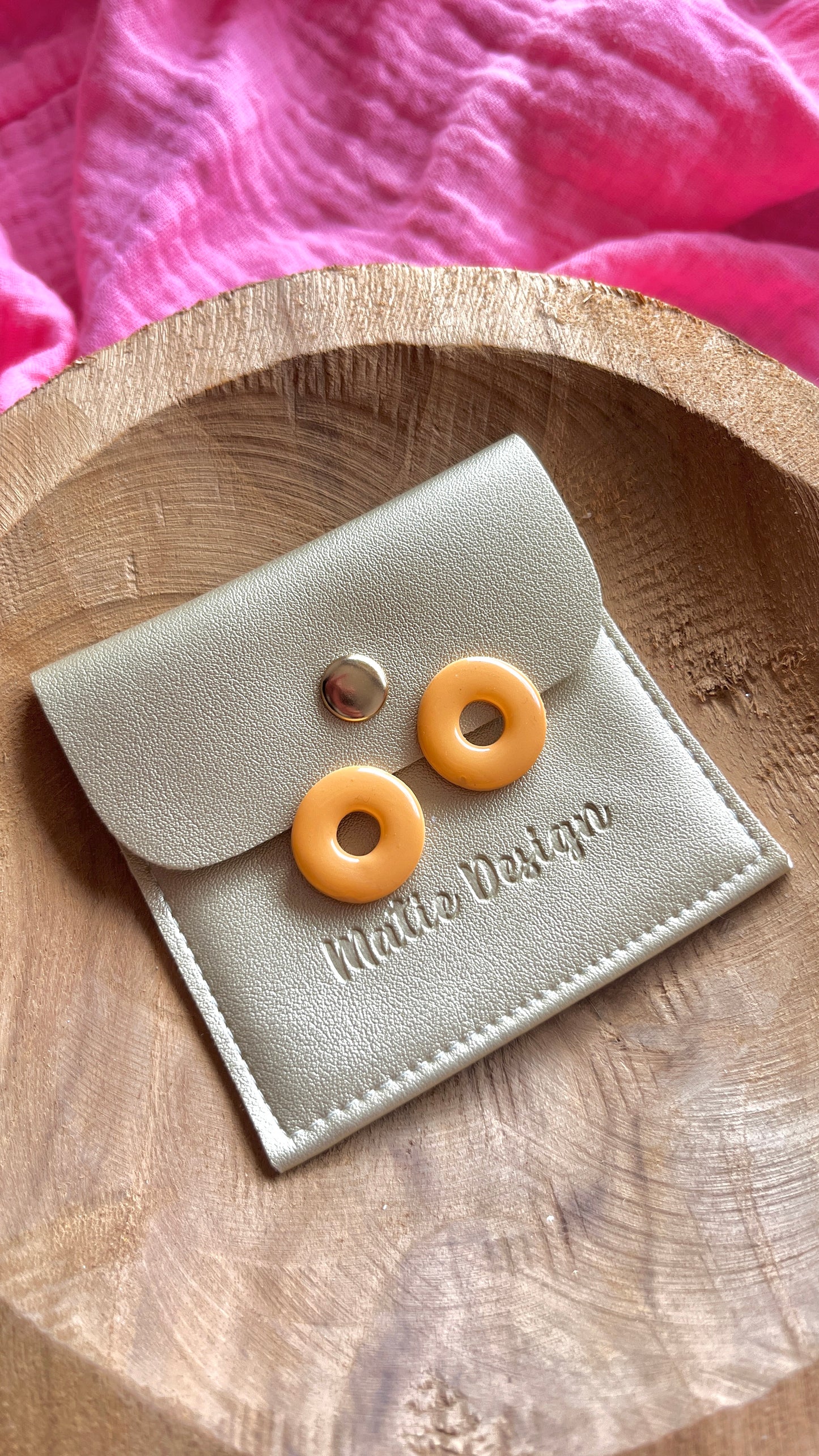 Pampilles rondes oranges