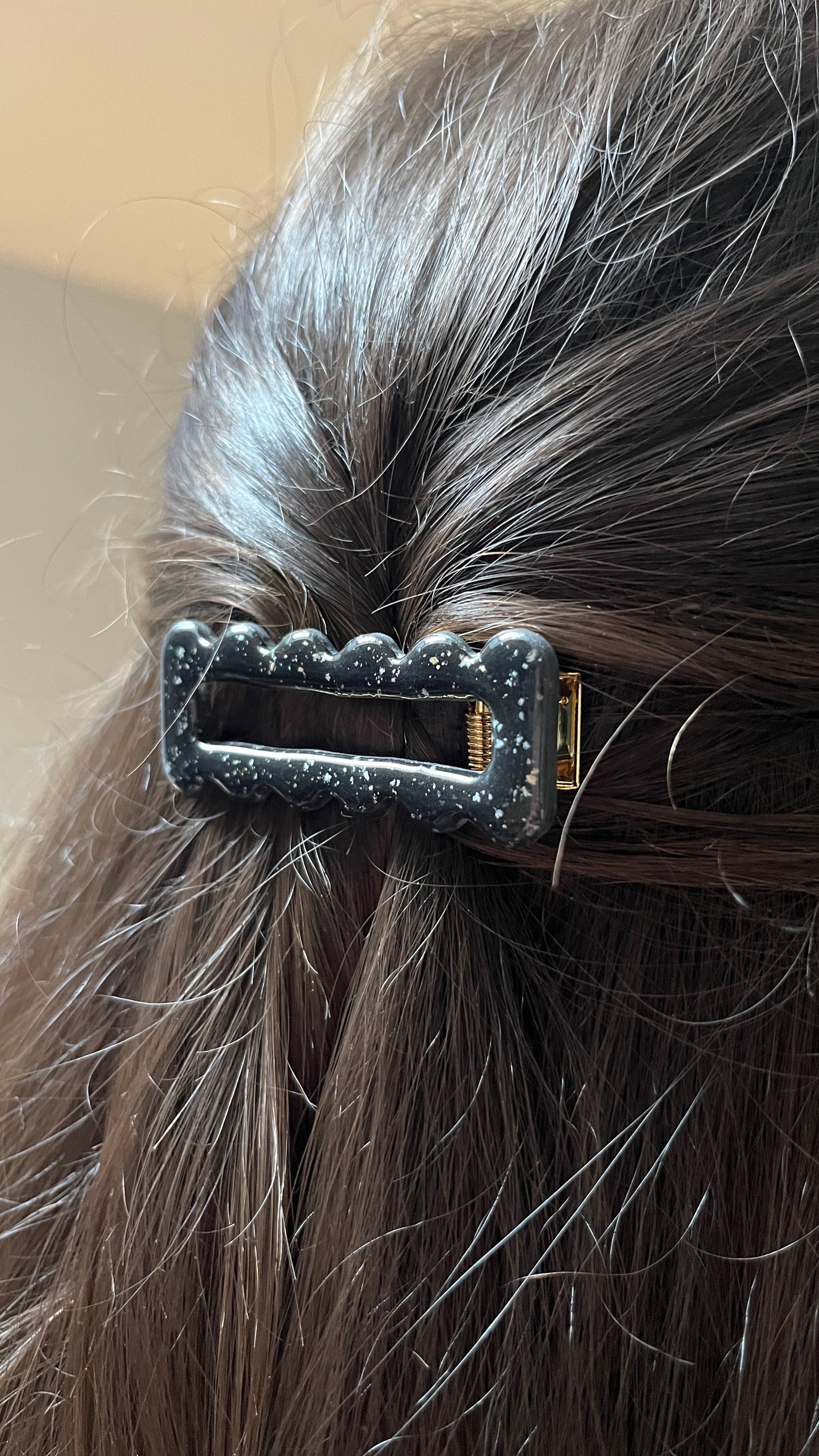 Pince à cheveux noire