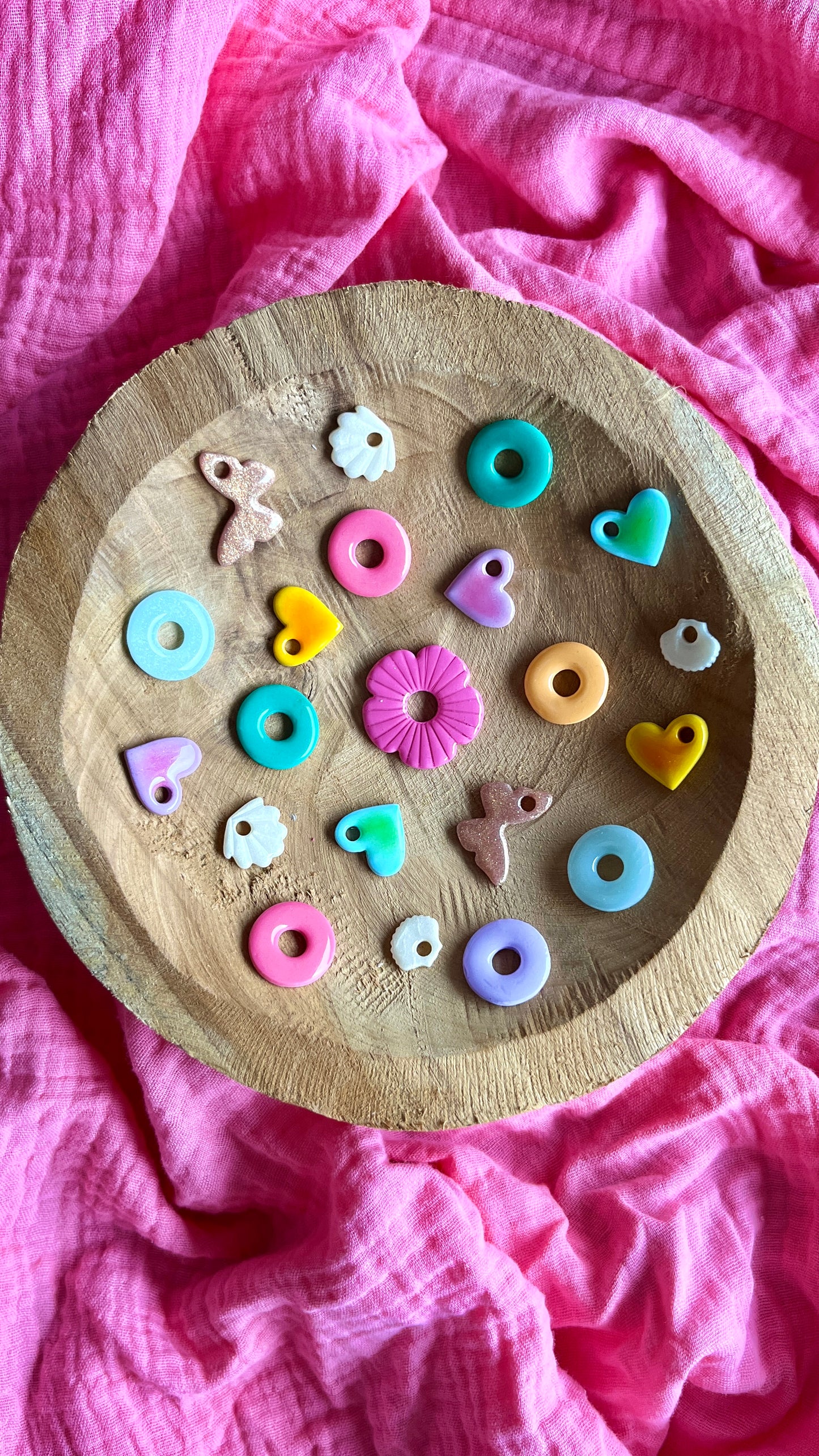 Pampilles cœurs jaunes