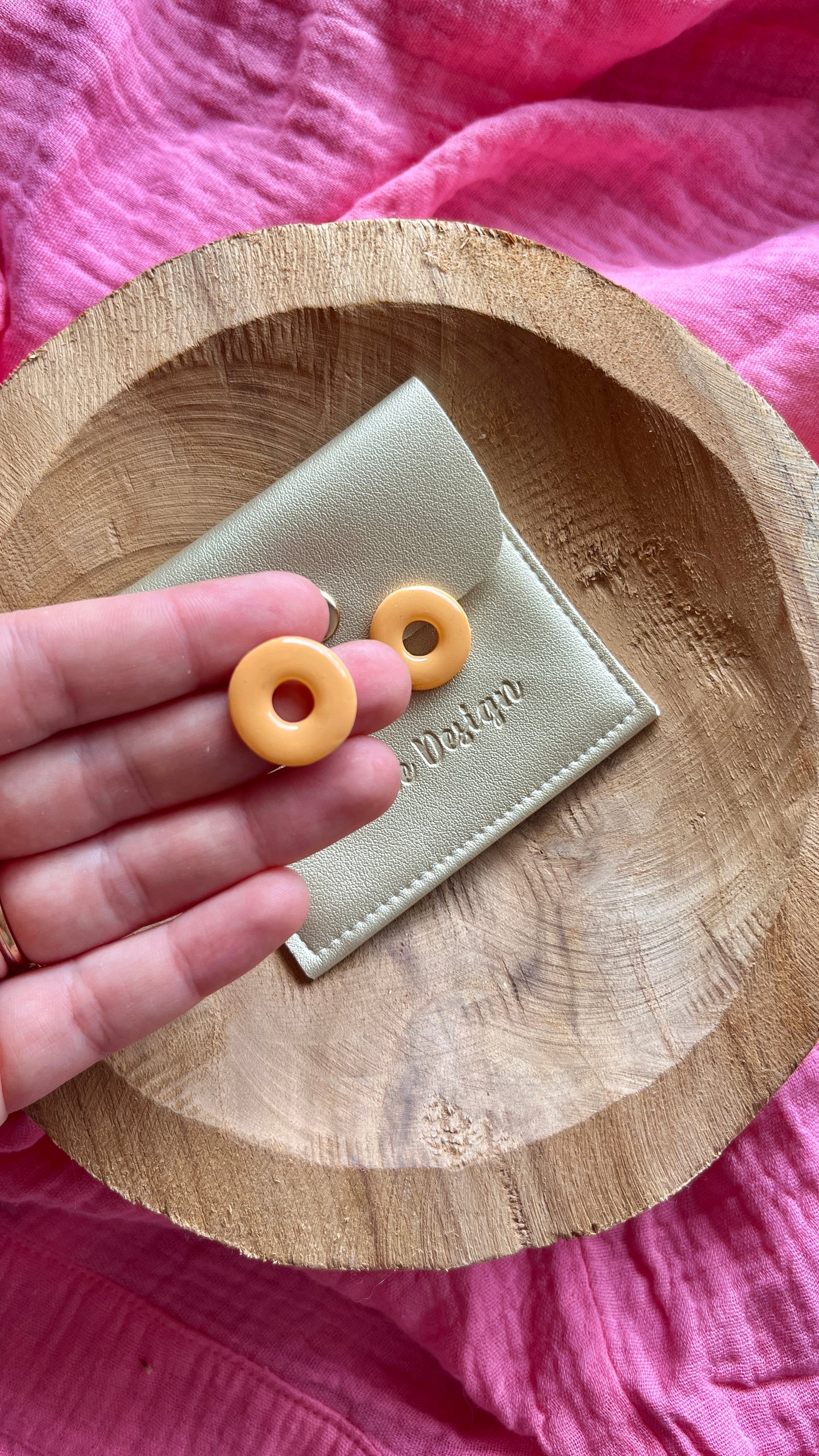 Pampilles rondes oranges