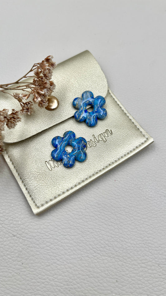 Pampilles marbrés bleues L