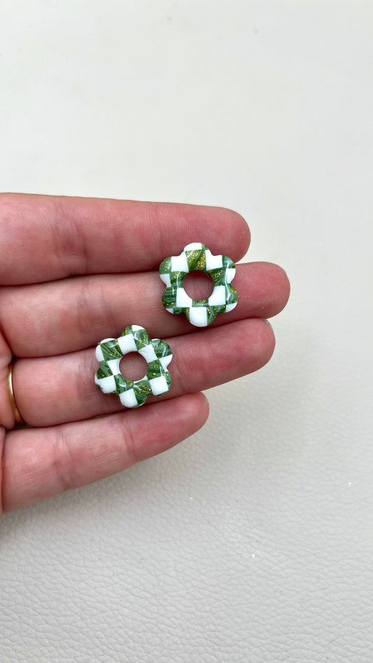 Pampilles S damier vert