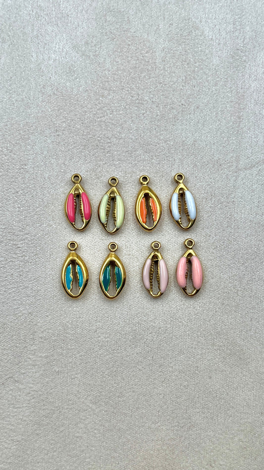 Charm coquillage émaillé