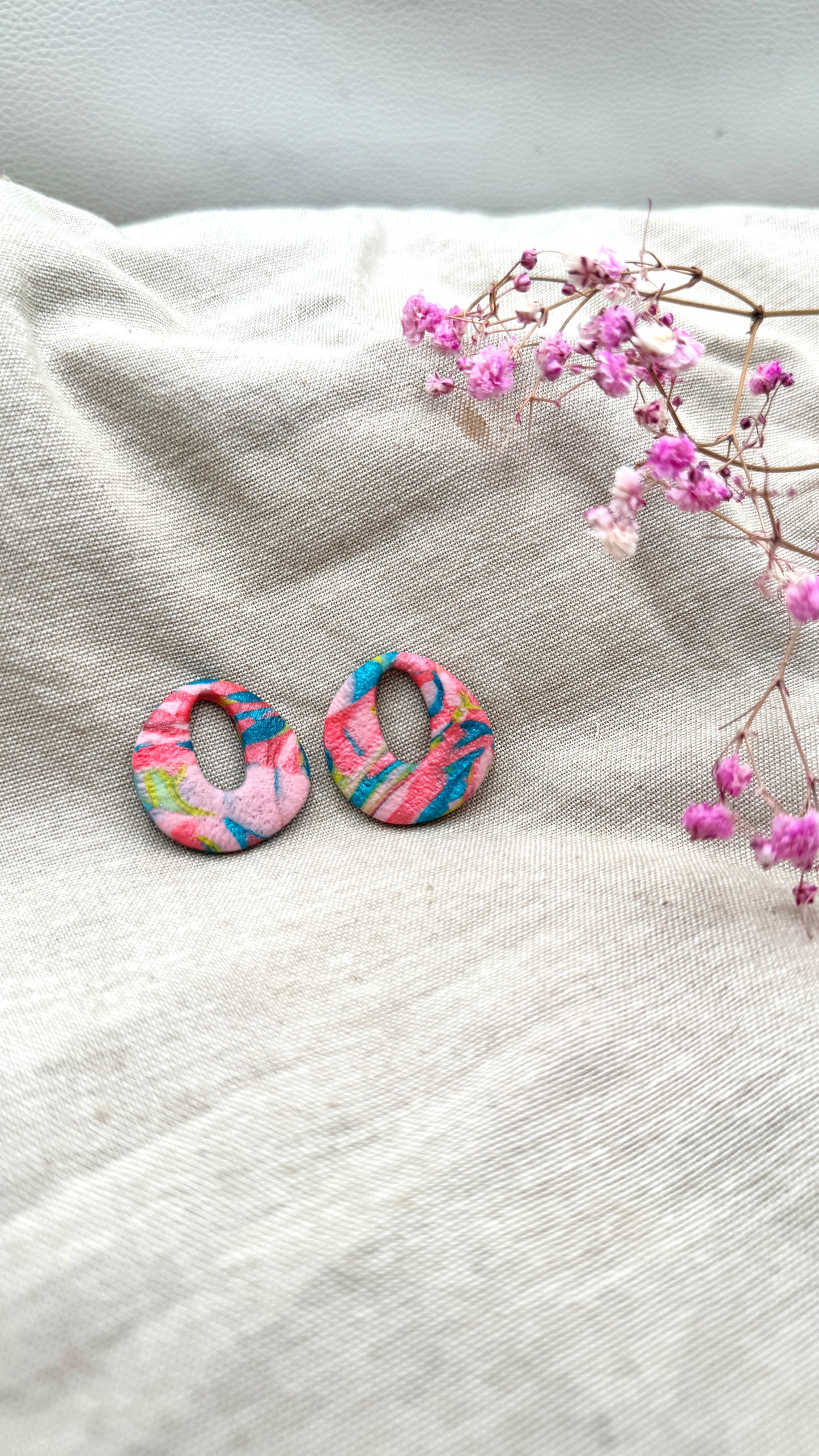 Pampilles goutte mosaïque L