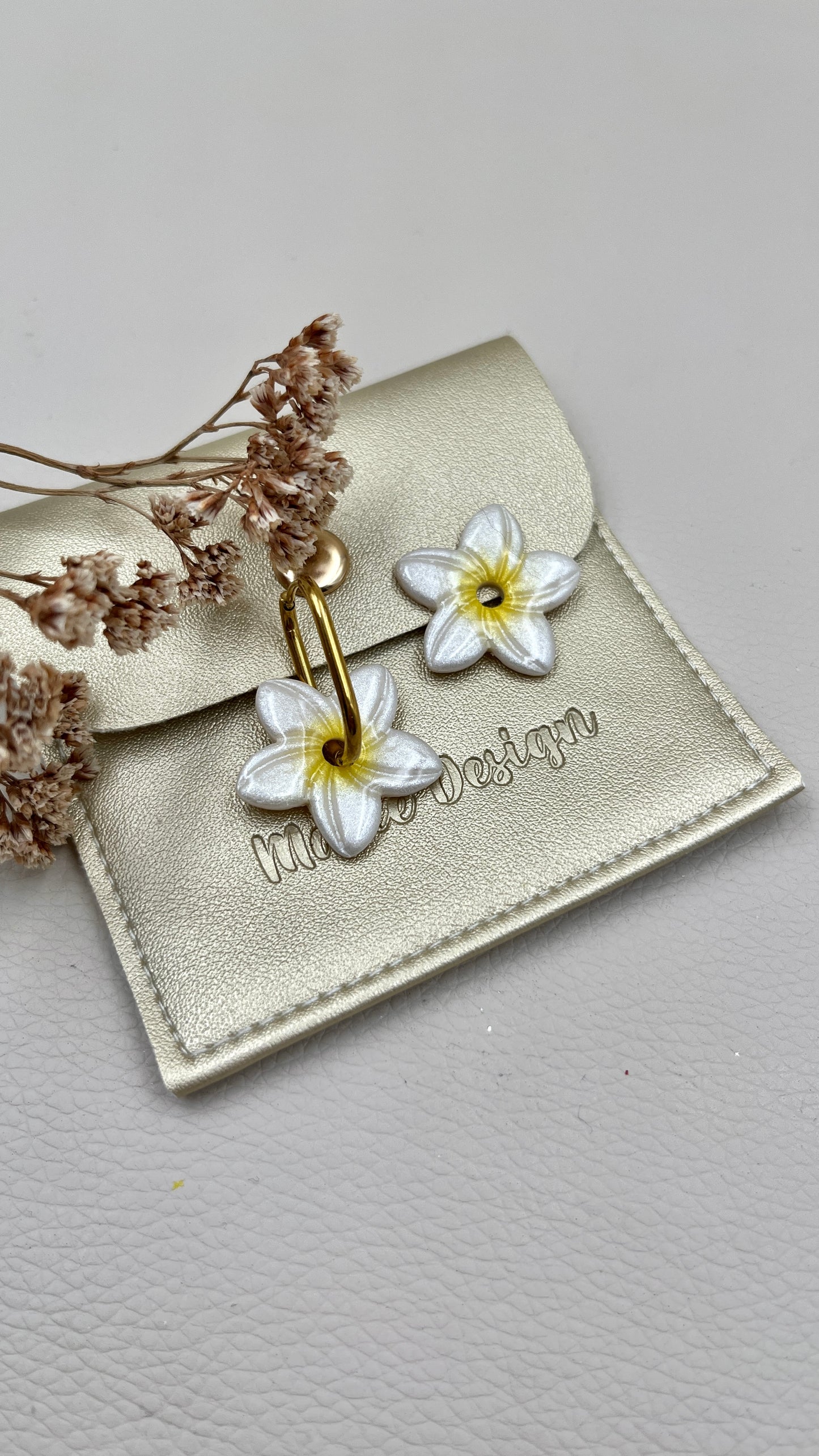 Pampilles Monoï nacre