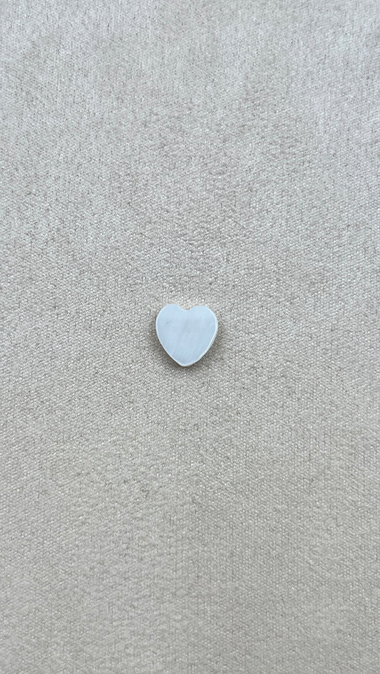 Charm coeur en nacre