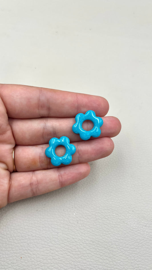 Pampilles S bleues/paillettes