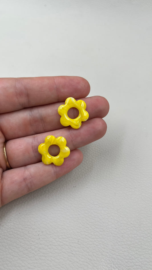 Pampilles marbrées jaunes S