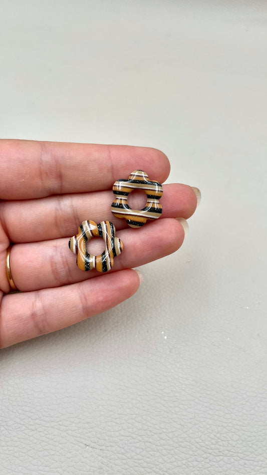 Pampilles S rayées beiges