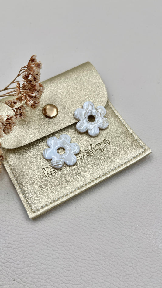 Pampilles marbrés beige/blanc L