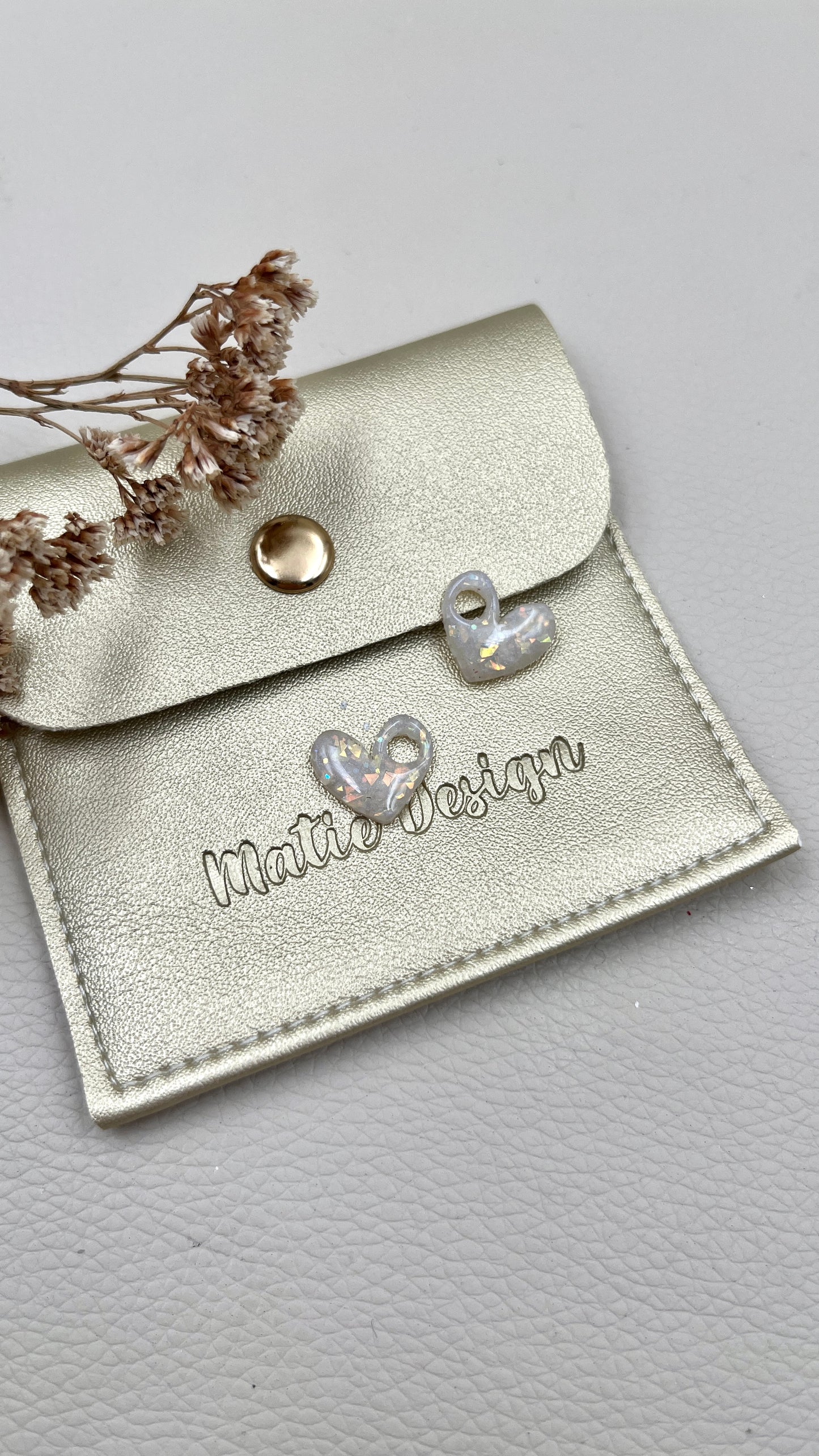 Pampilles cœur holographique