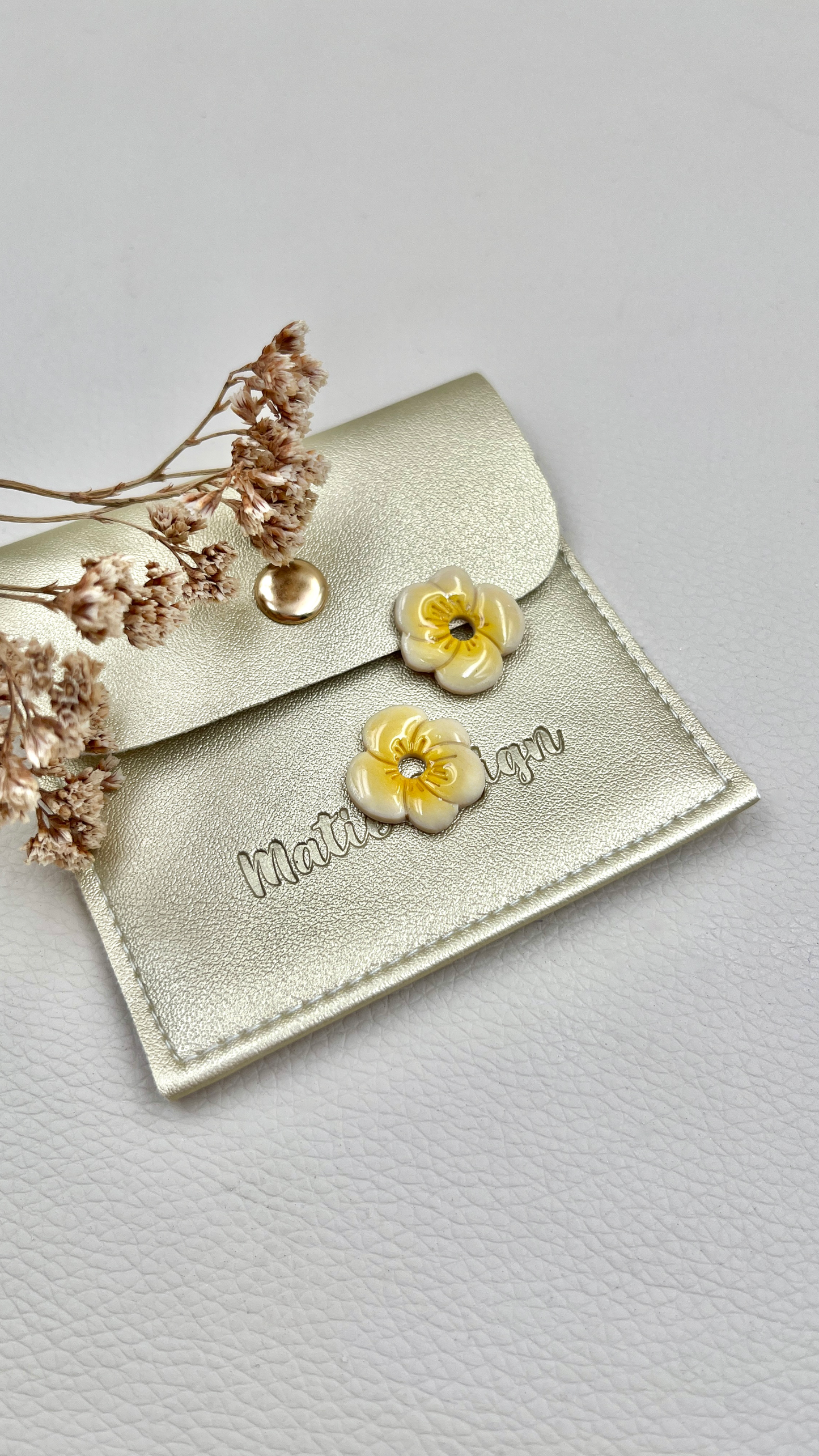 Pampilles pensées pastels jaunes