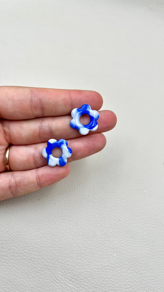 Pampilles bleu/nacre S