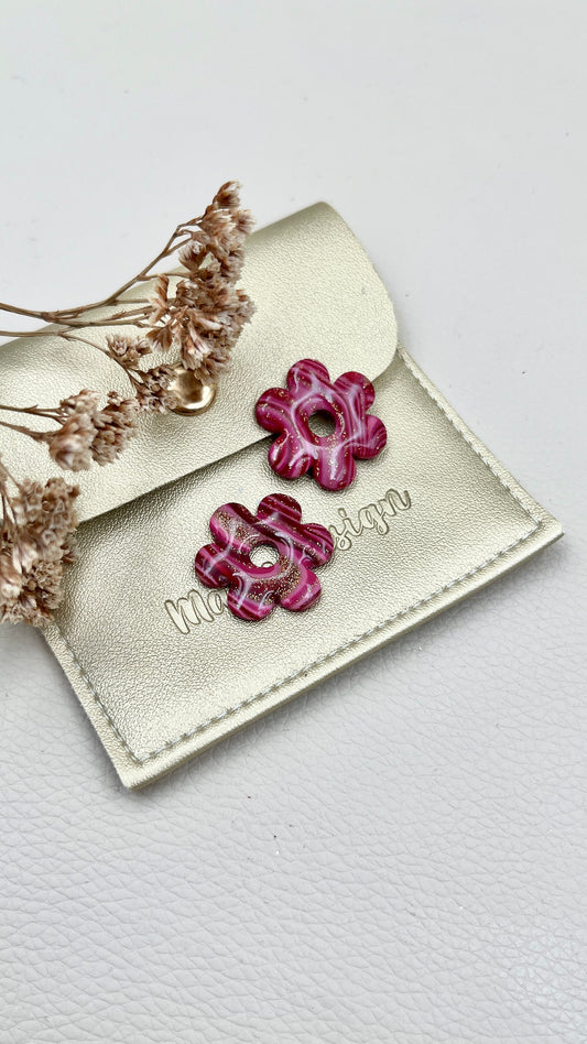 Pampilles marbrés roses L