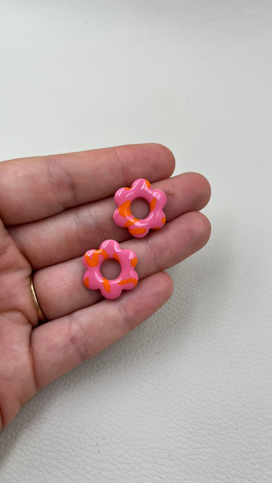 Pampilles roses/oranges S