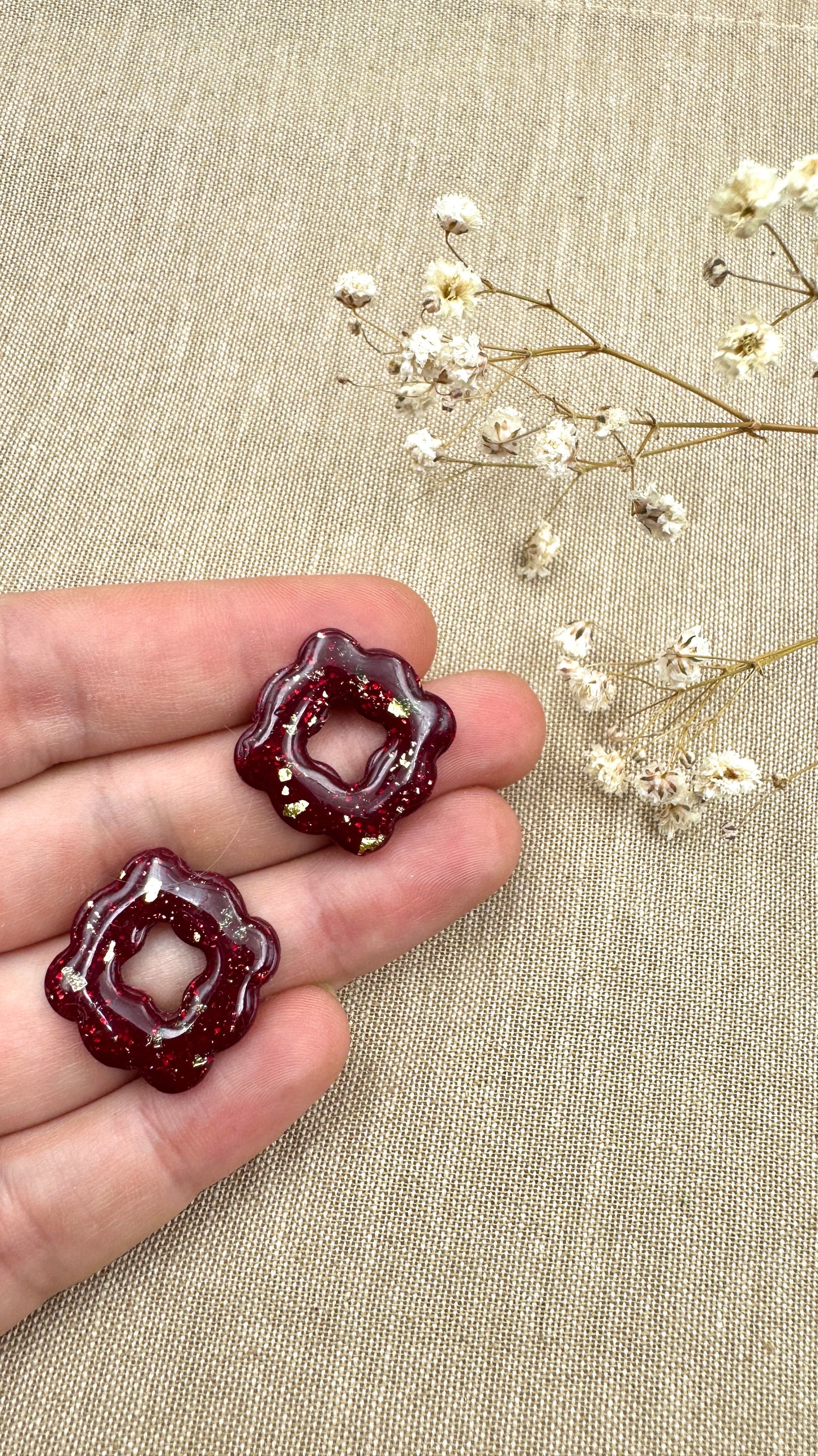 Pampilles Lola bordeaux/or