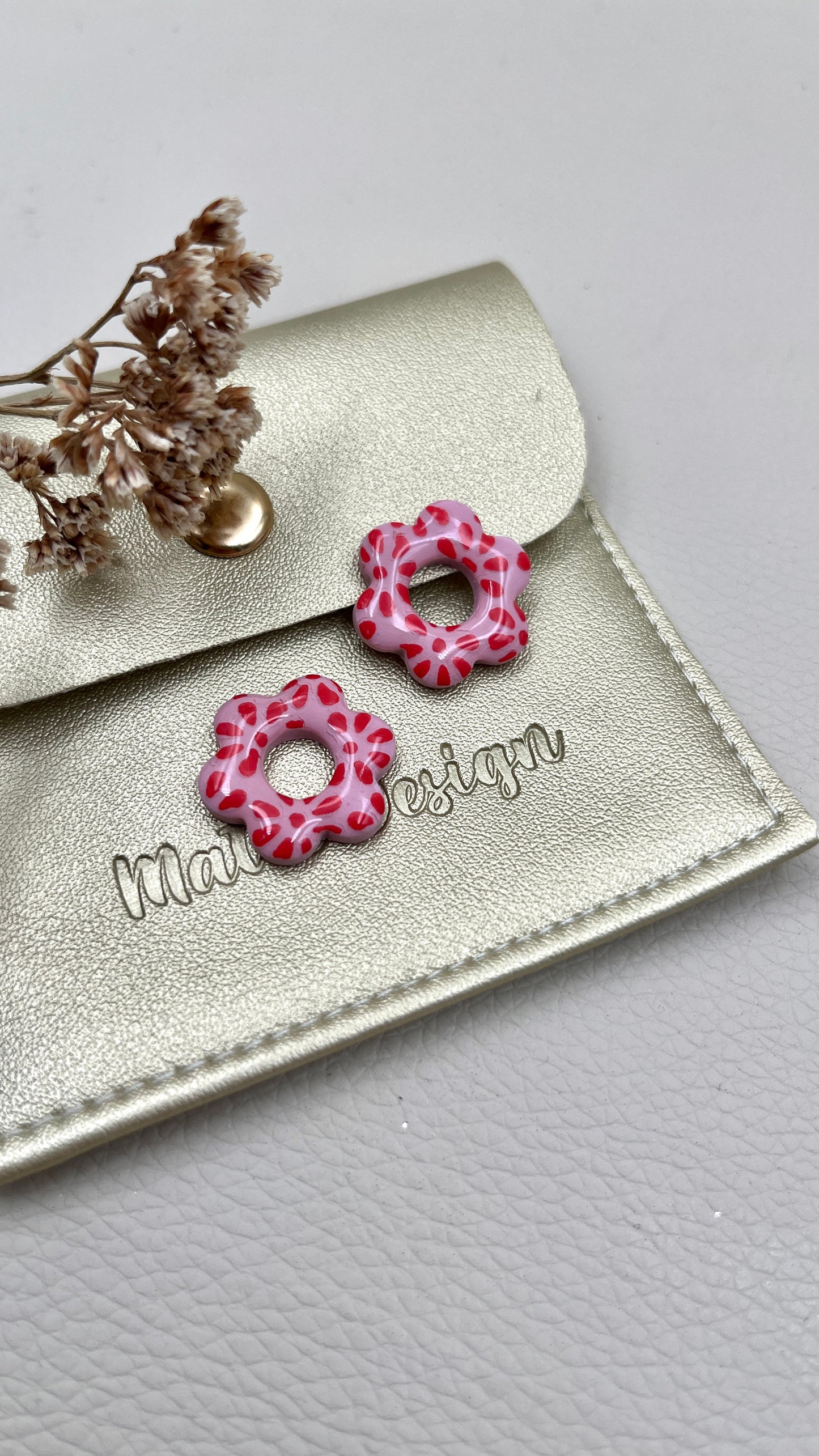 Pampilles roses fleuries S