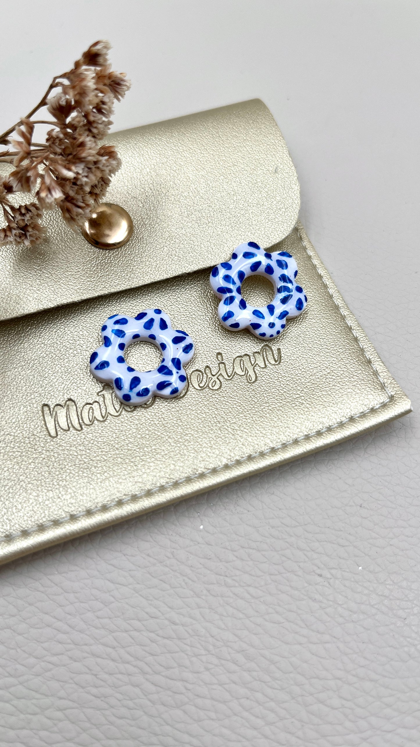 Pampilles bleues fleuries S