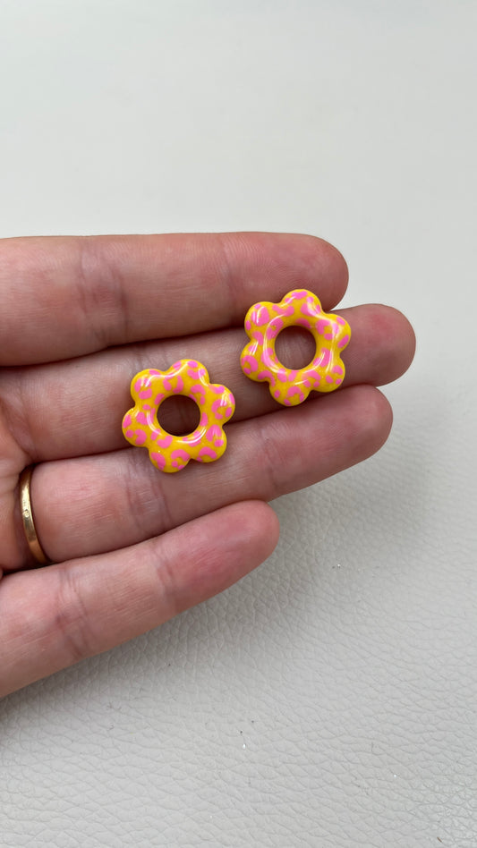 Pampilles léopard jaune S