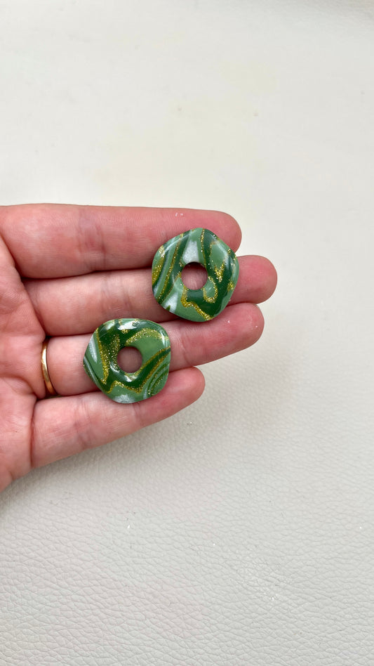 Pampilles asymétriques vertes