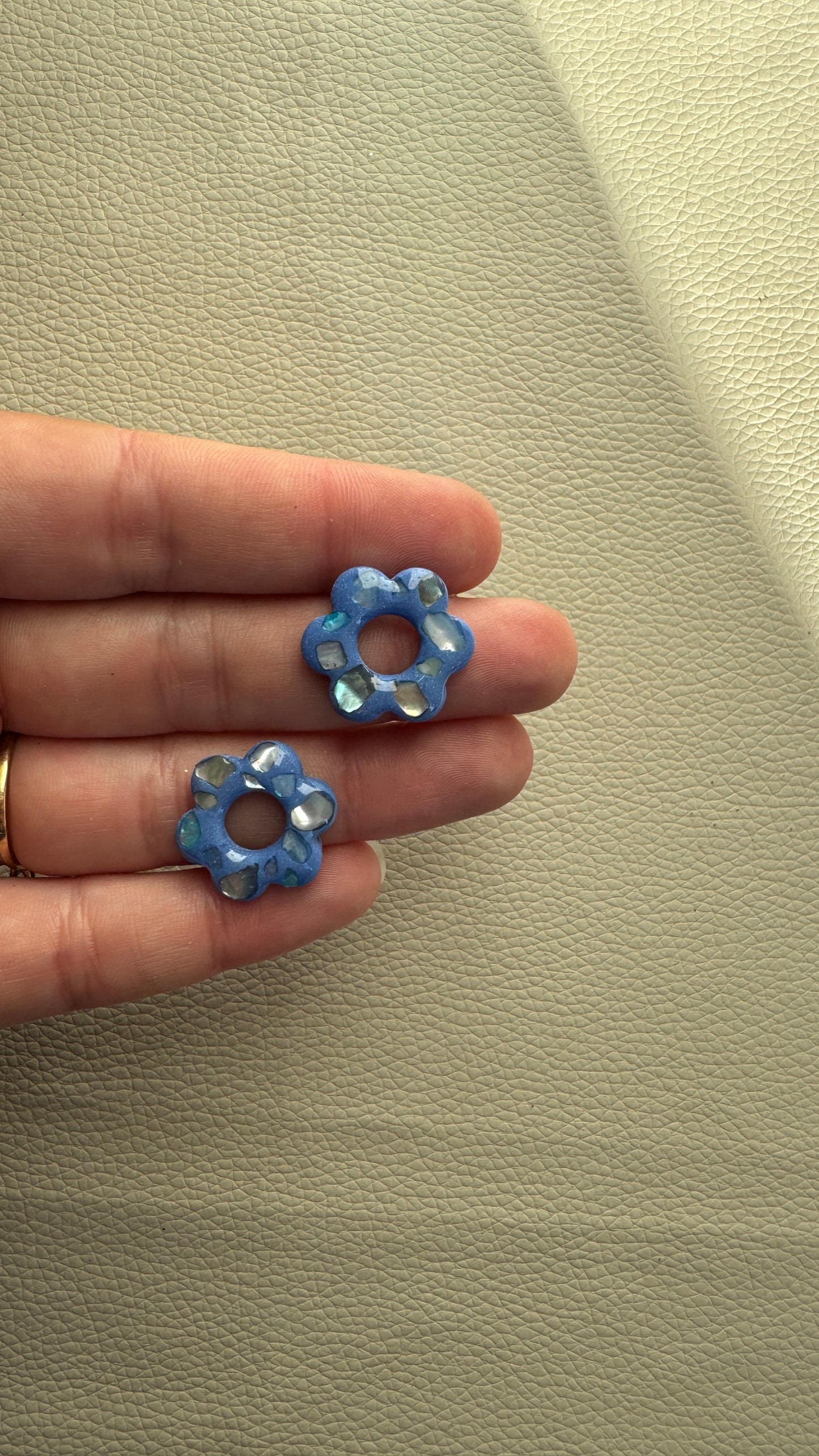 Pampilles S nacre violet