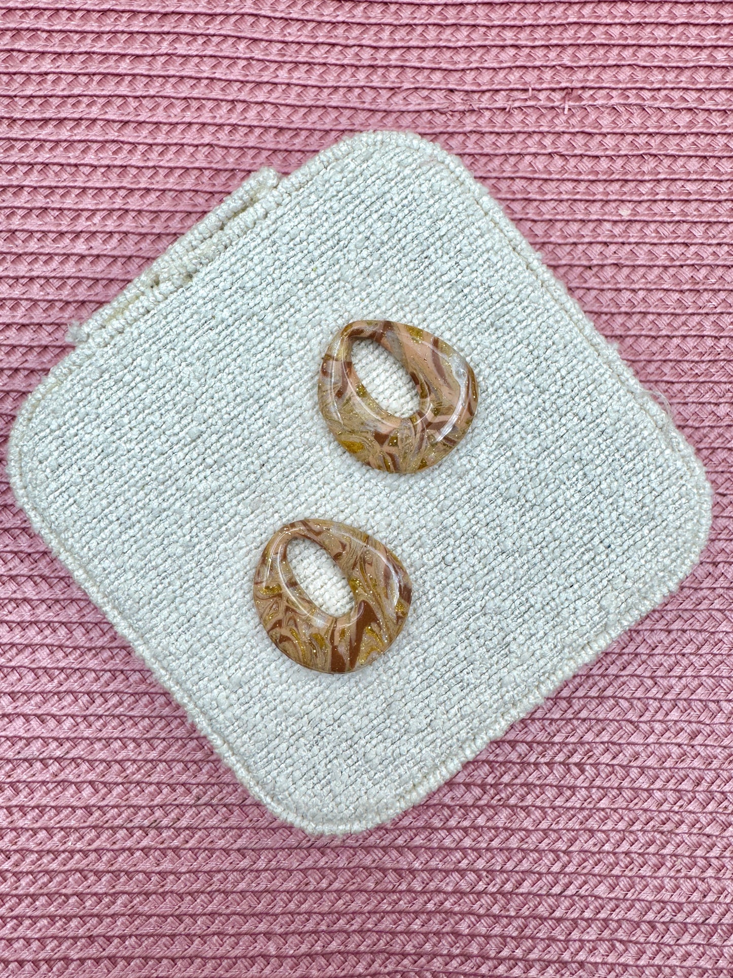 Pampilles goutte L beige