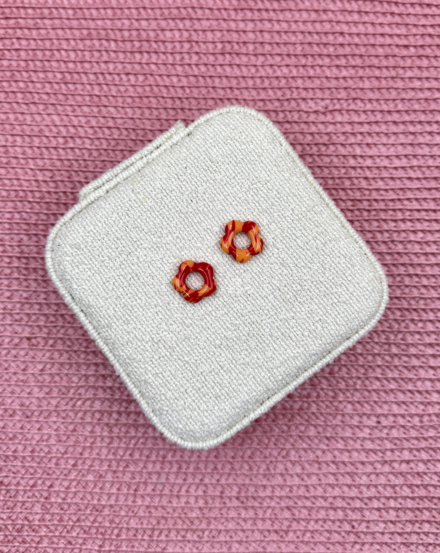 Pampilles rouge/orange XS