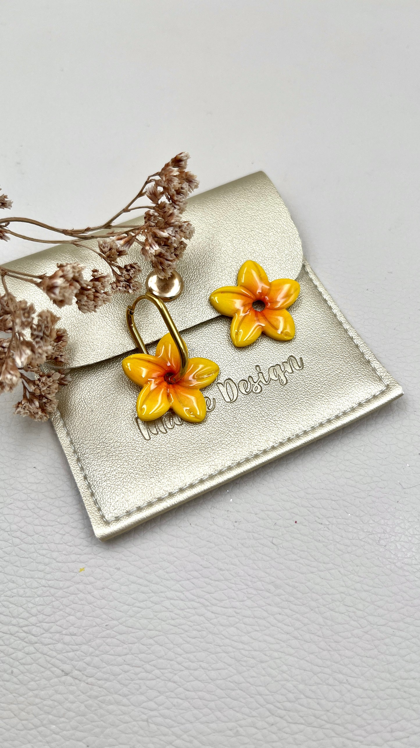 Pampilles Monoï jaunes