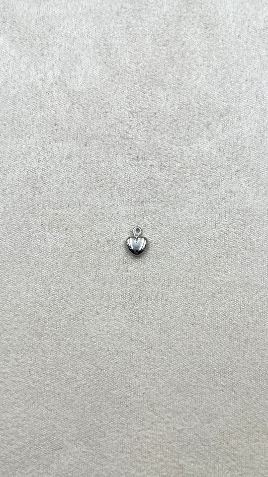 Charm mini cœur argent