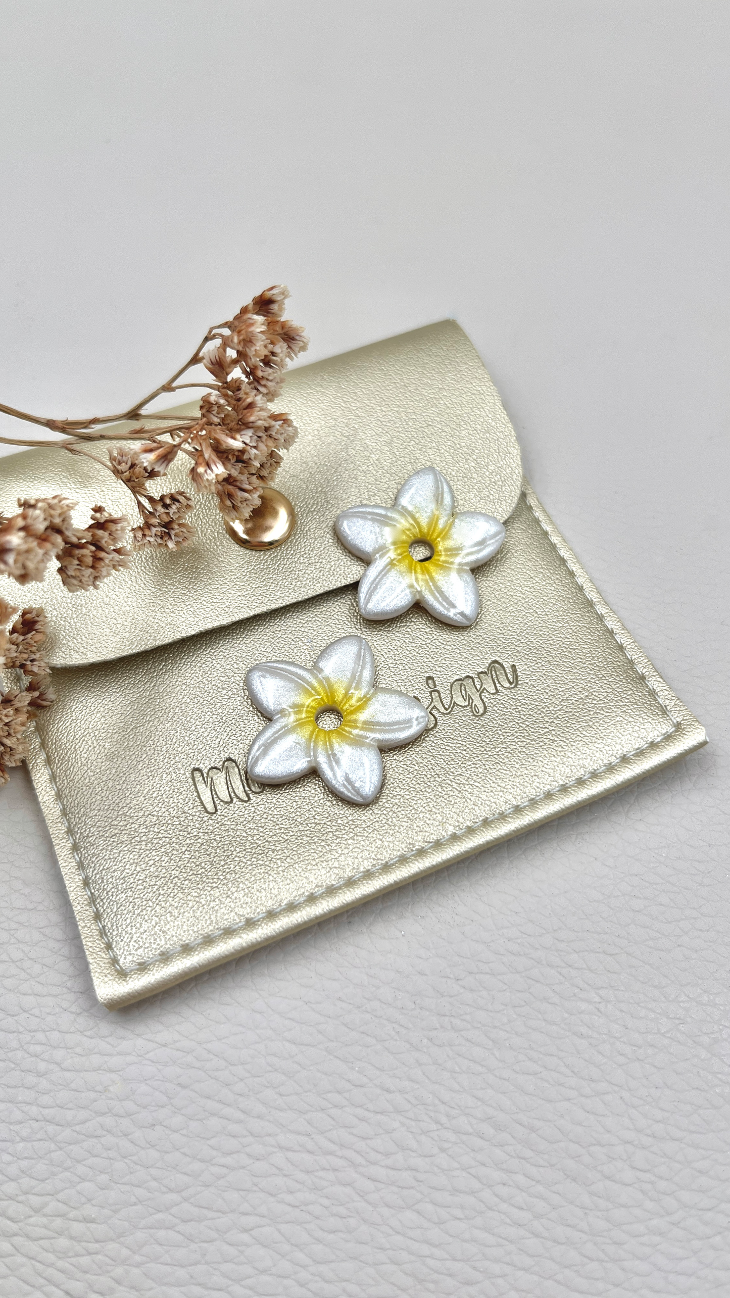 Pampilles Monoï nacre