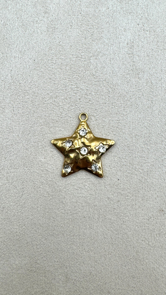 Charm étoile strass