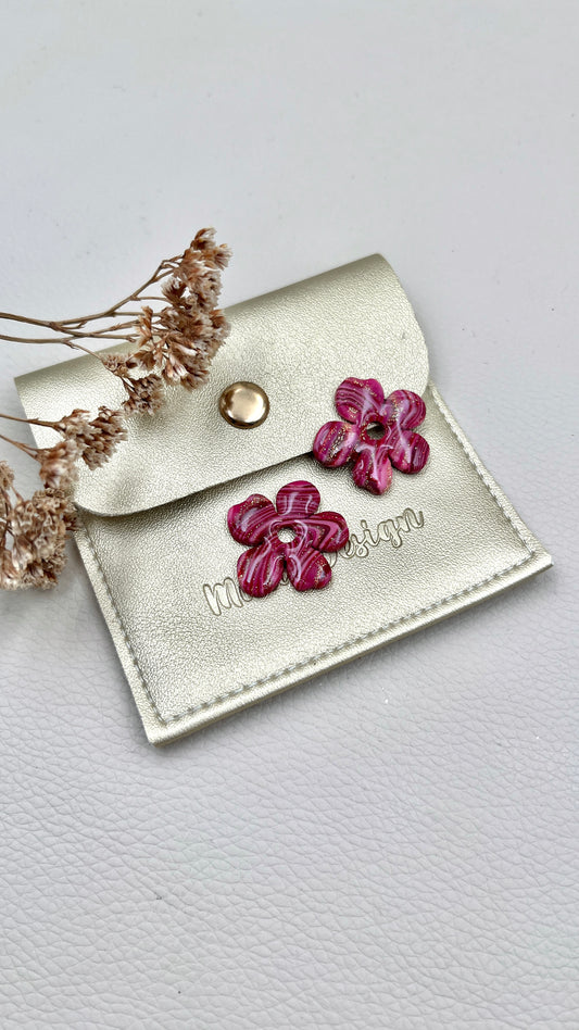 Pampilles Moana marbrés roses