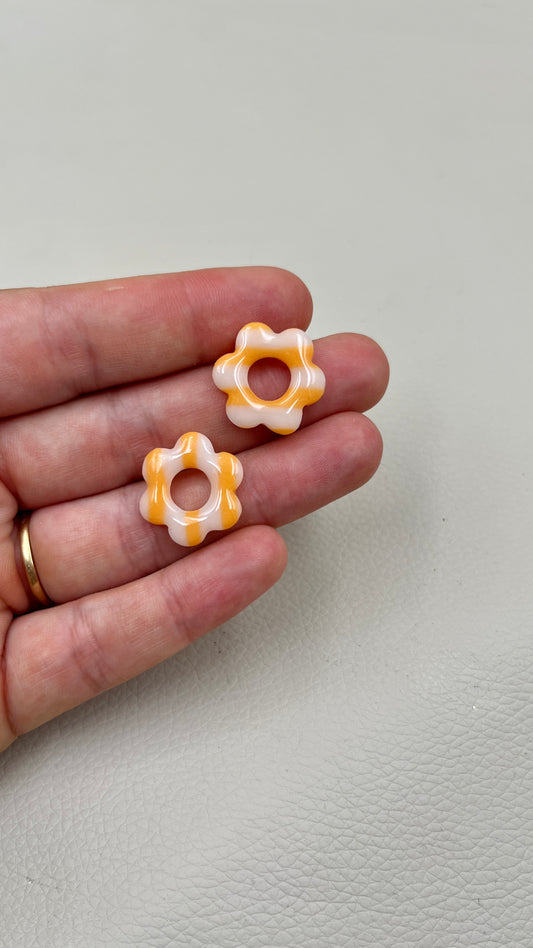 Pampilles rayées oranges S