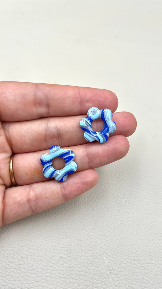 Pampilles S bleues marbré