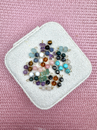 Pendentif interchangeables en pierre naturelle