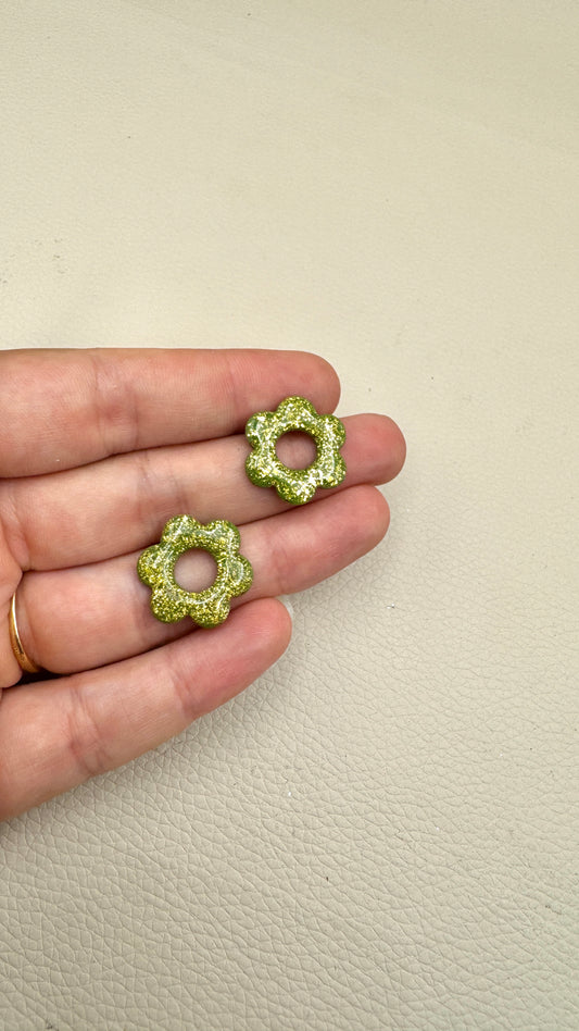 Pampilles S vertes paillettes