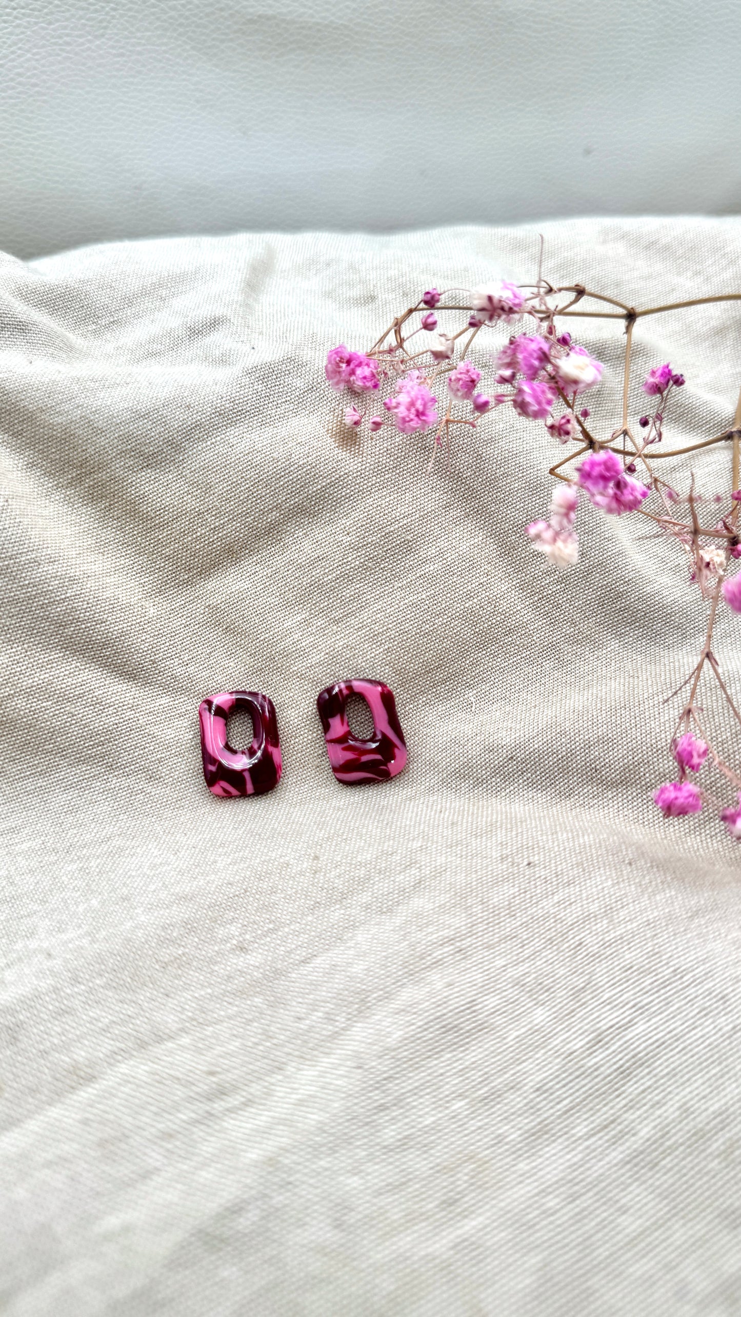 Pampilles square framboise S