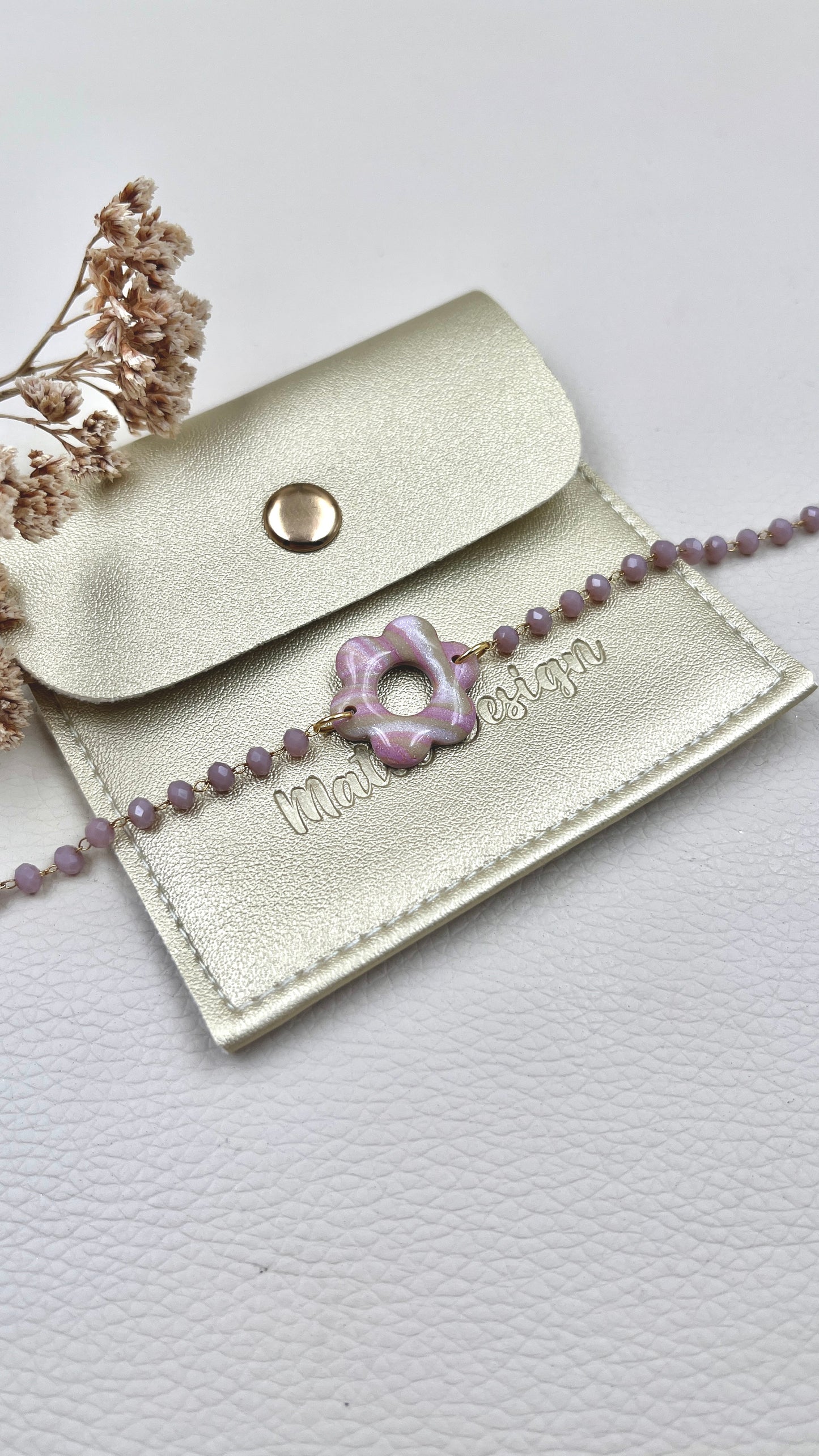 Bracelet Lola rose/violet