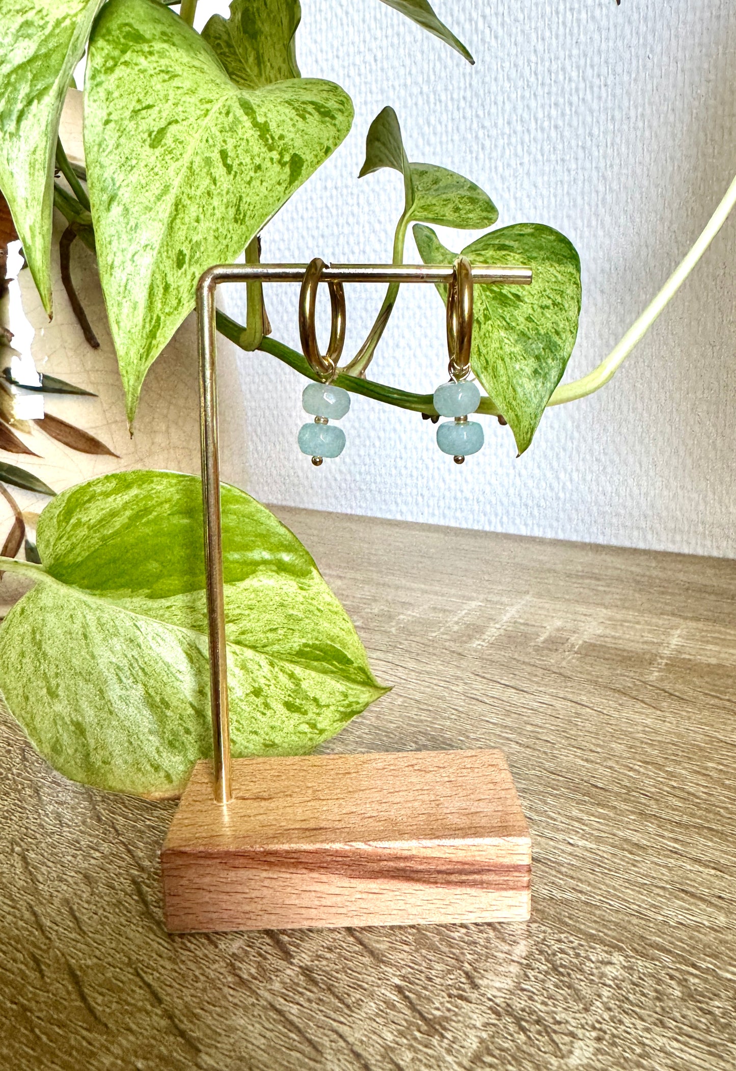 Pendentif interchangeables en pierre naturelle
