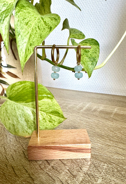 Pendentif interchangeables en pierre naturelle