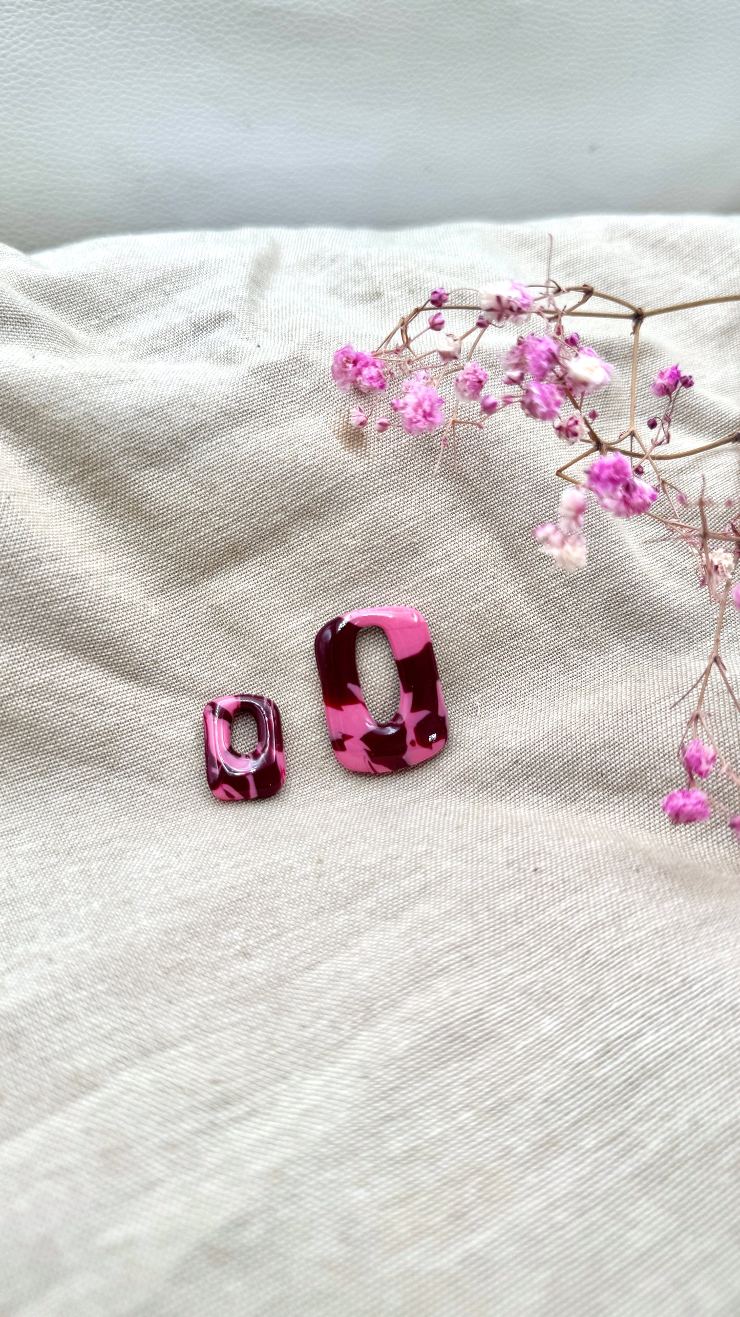 Pampilles square framboise S