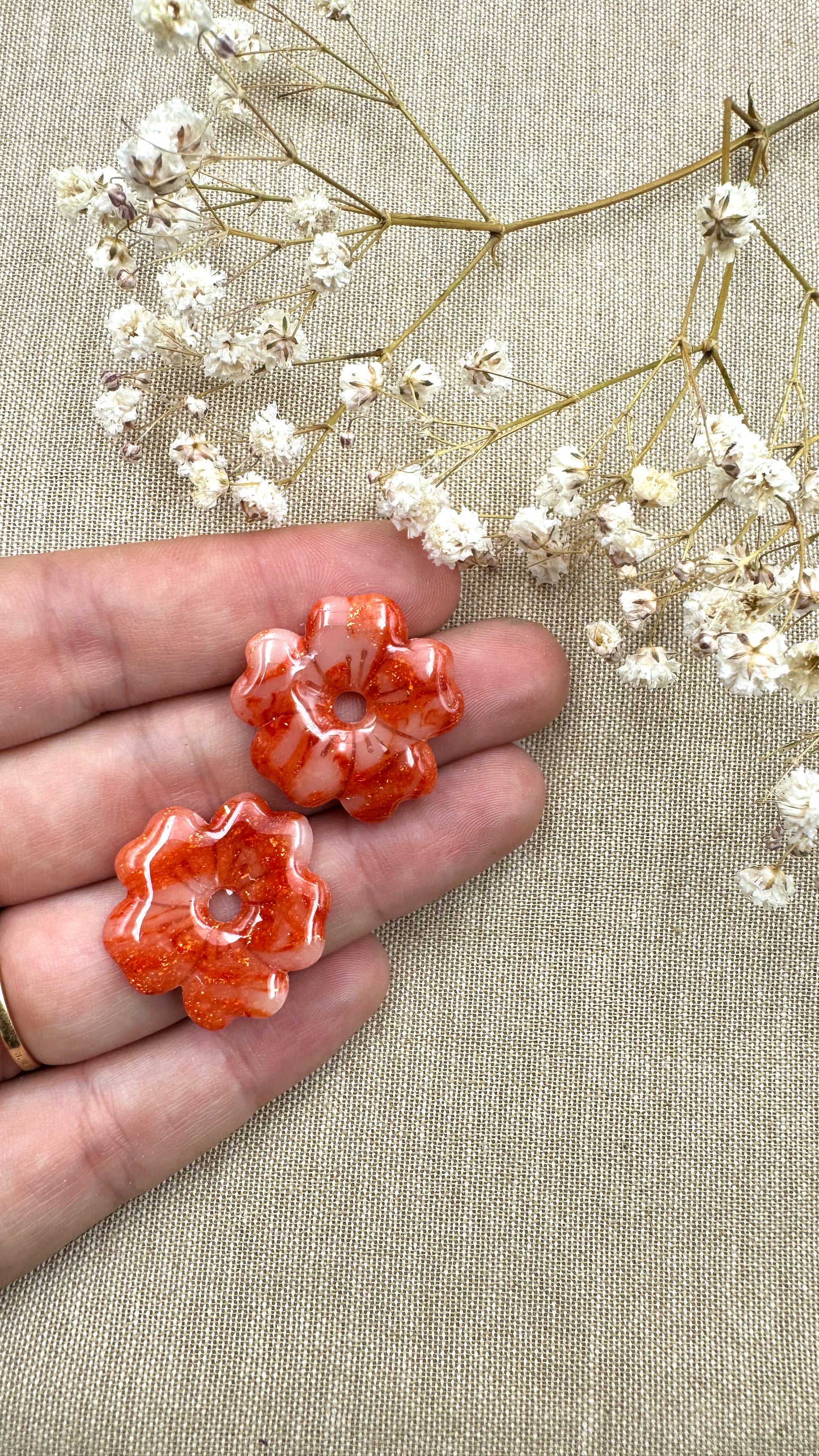 Pampilles Sakura rouges