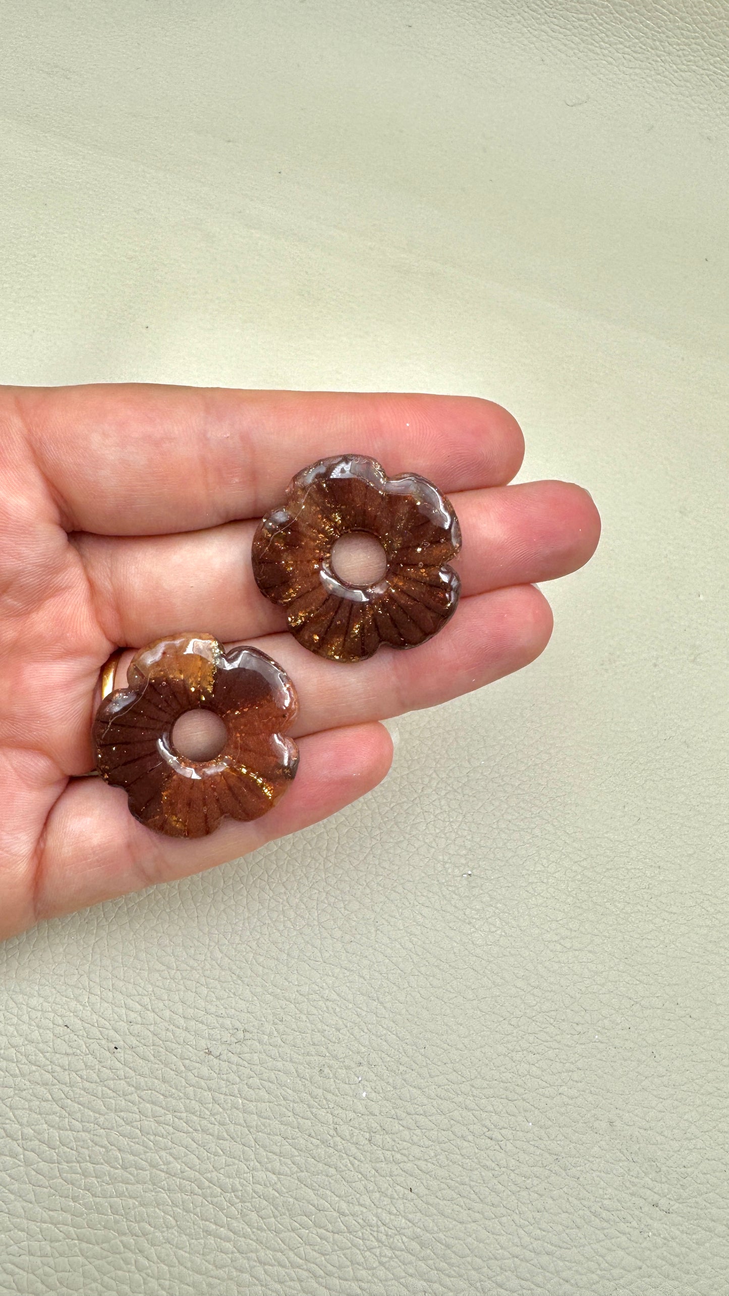 Pampilles XL marrons