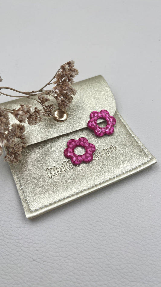 Pampilles lĂ©opards roses S