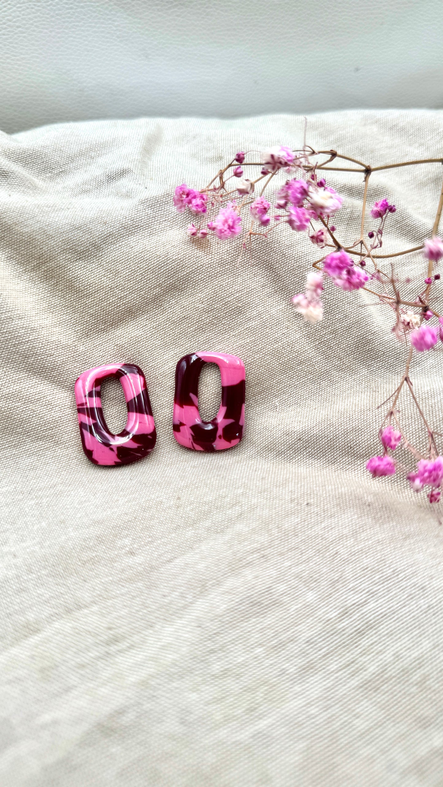 Pampilles square framboise L