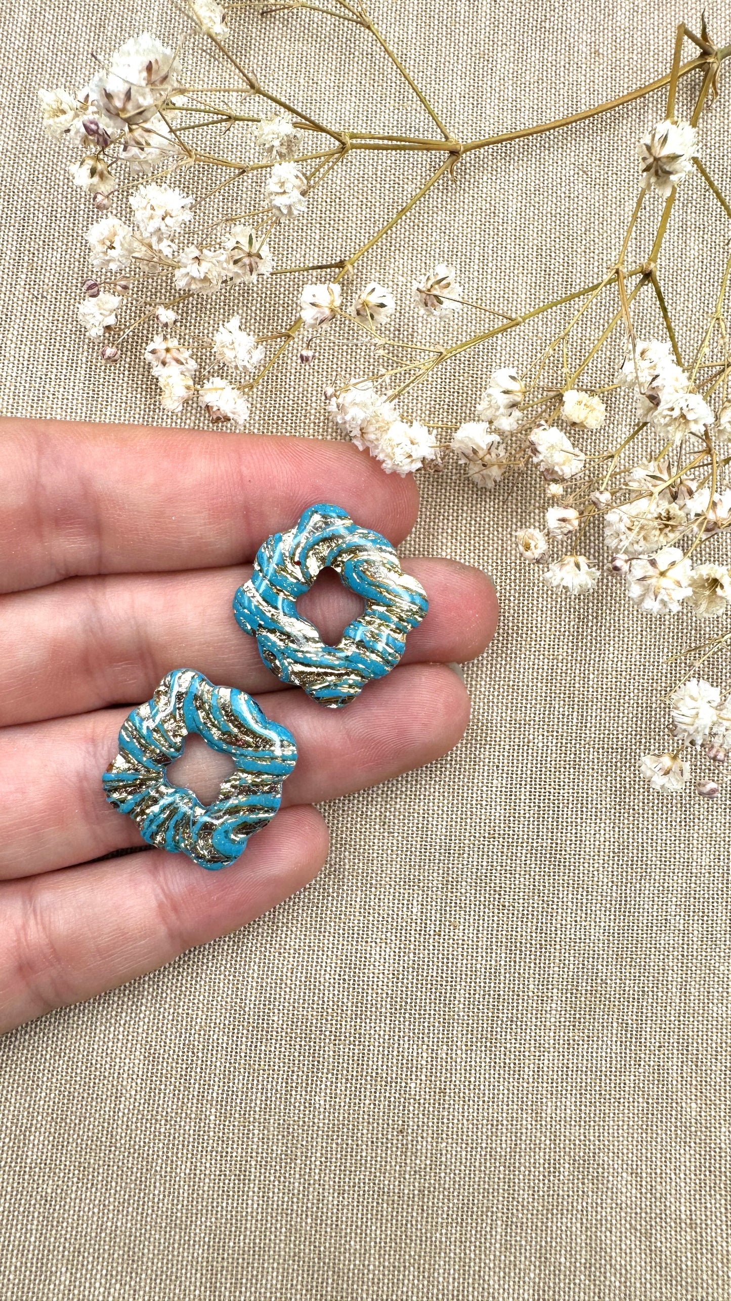 Pampilles Lola bleu/or