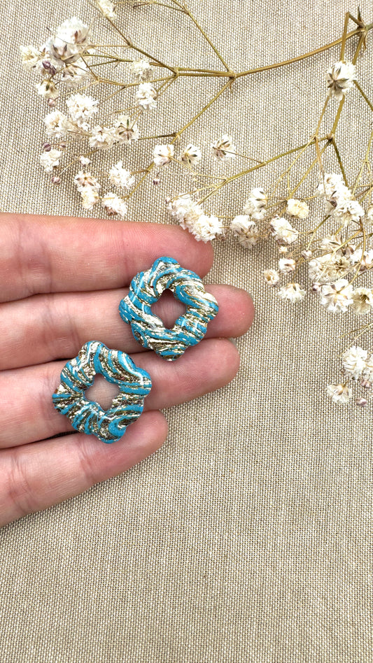 Pampilles Lola bleu/or