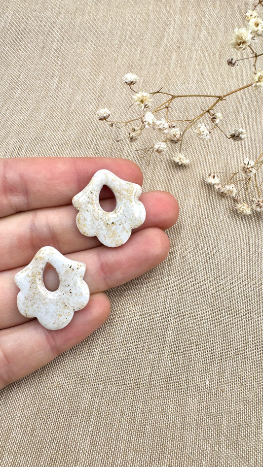 Pampilles Emy blanc/or